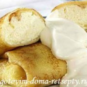 блинчики с творогом