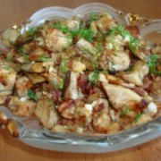 запеченные в духовке баклажаны с чесноком