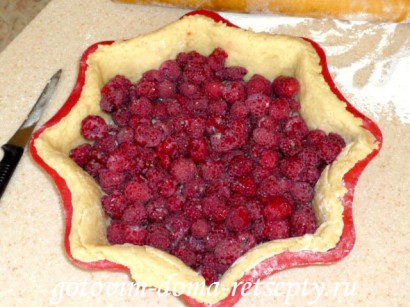 пирог с малиной рецепт8