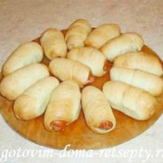 сосиски в тесте в духовке
