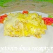 лазанья с фаршем и соусом бешамель
