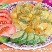 запеченный в духовке картофель с сыром