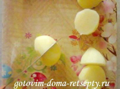 cалат из картофеля с зеленью 1