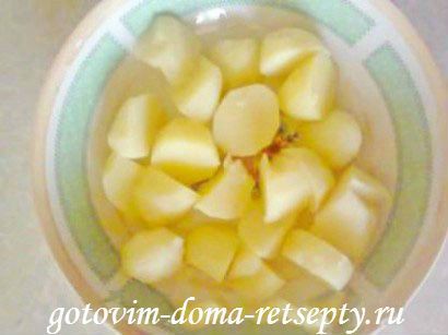 cалат из картофеля с зеленью 2