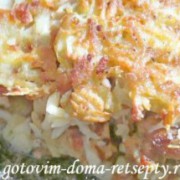 курица с сыром и картофелем