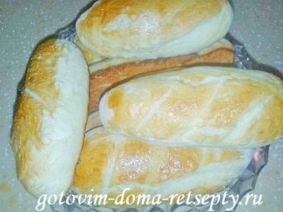 домашние булочки из дрожжевого теста
