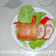свиной рулет, рецепт в духовке