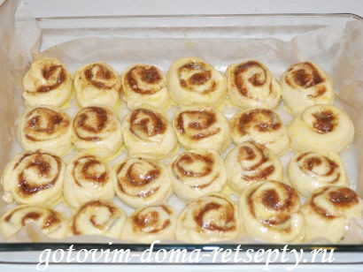 плюшки с сахаром и корицей 20