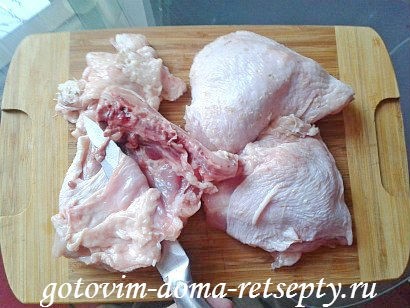 курица с грибами сыром и помидорами 2
