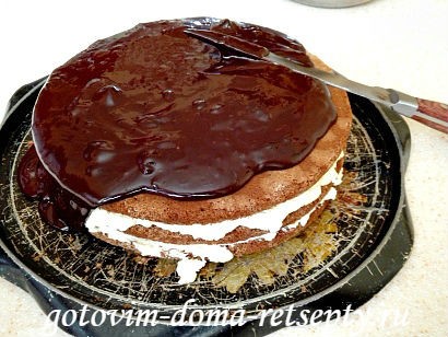 бисквитный торт очень вкусный и простой рецепт 14