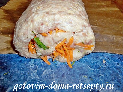 рулет мясной с яйцом в духовке рецепт 10