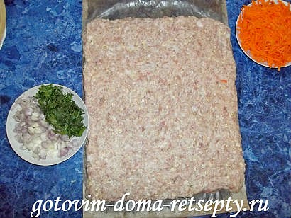 рулет мясной с яйцом в духовке рецепт 5